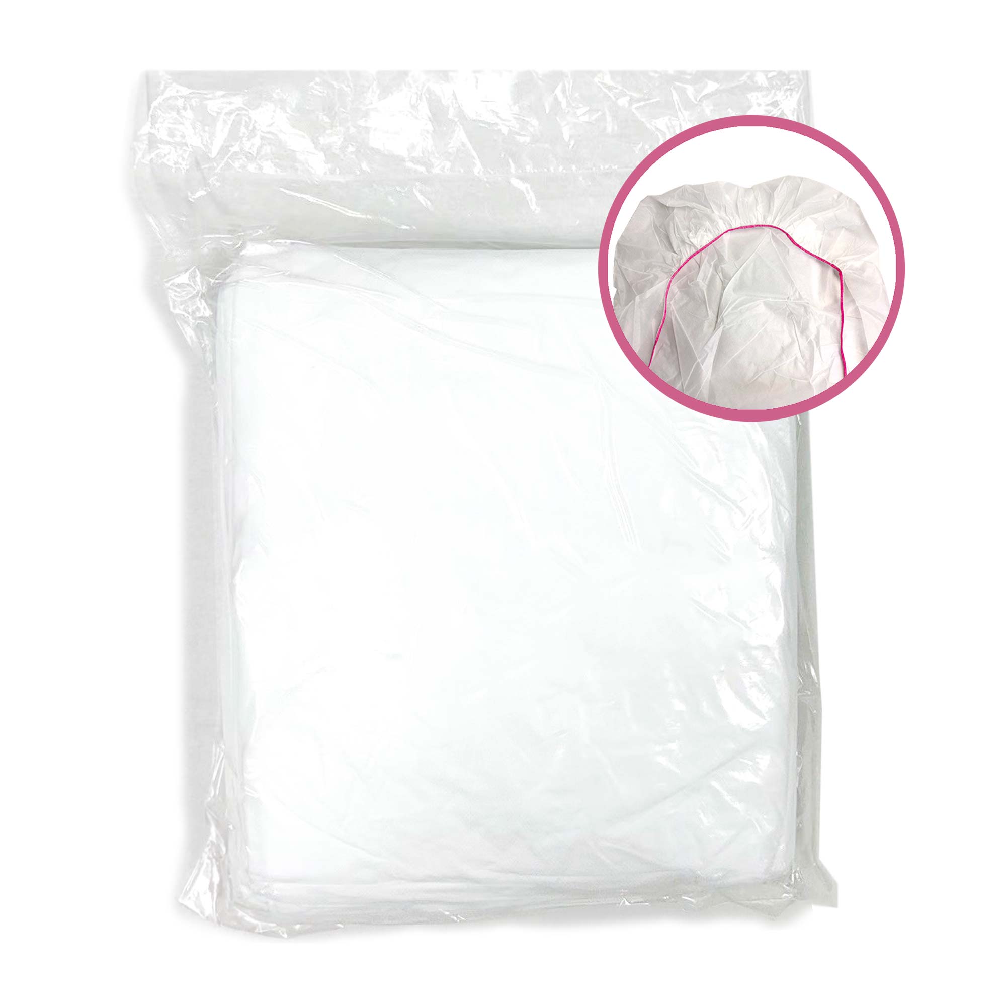 ITALWAX Jednokratne navlake za ležaj s gumicom, PP 90 x 230 cm, 35 gsm,10kom.